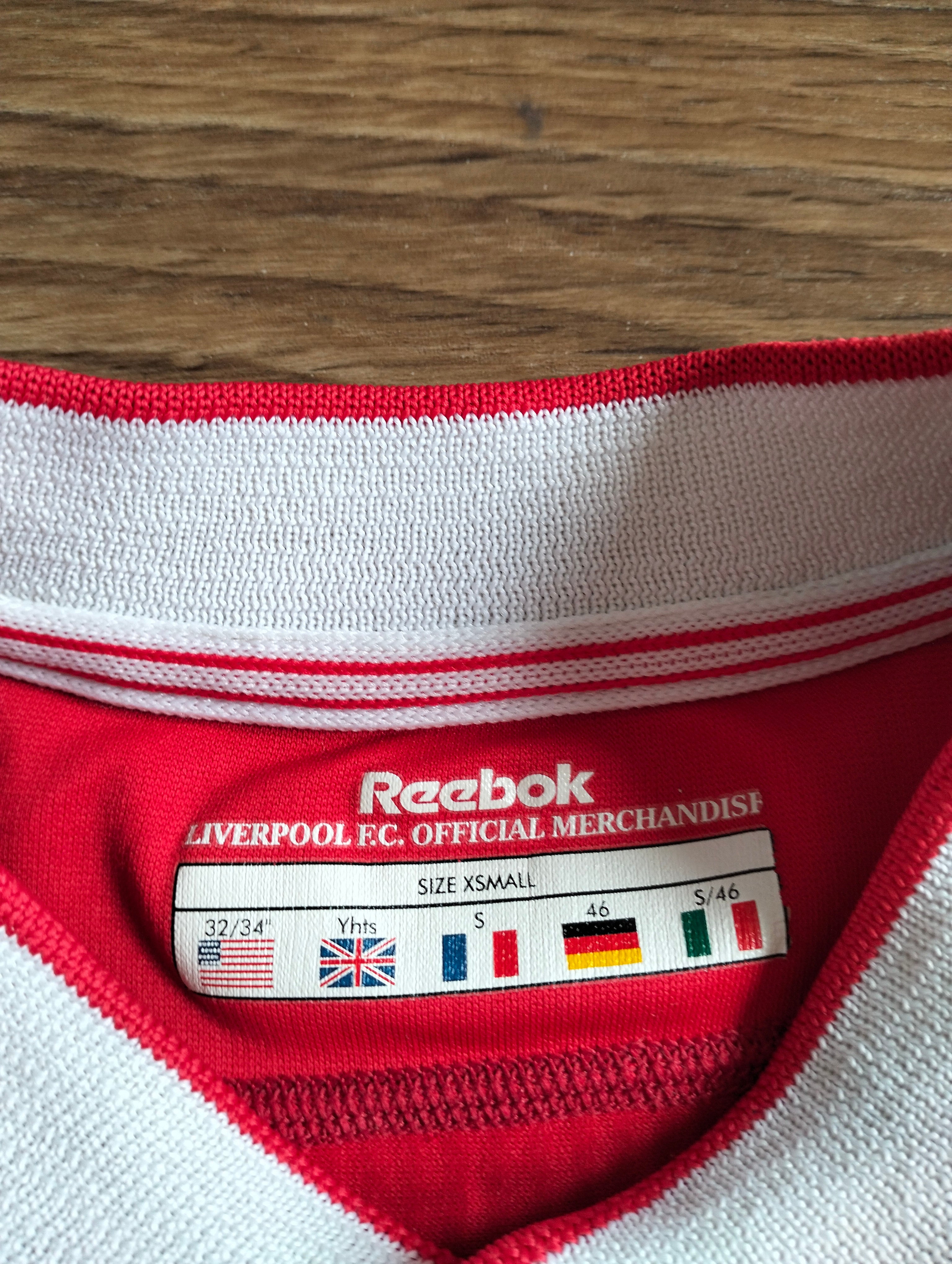1.9. Original FC Liverpool 2002-03 Reebok home shirt - Milan Baros - S