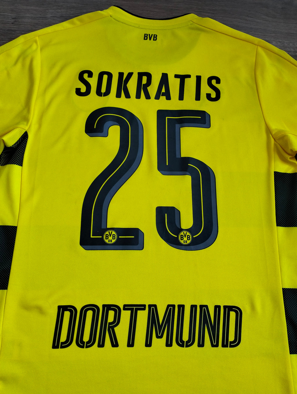 Borussia Dortmund 2017/18 Puma home shirt - Sokratis - M