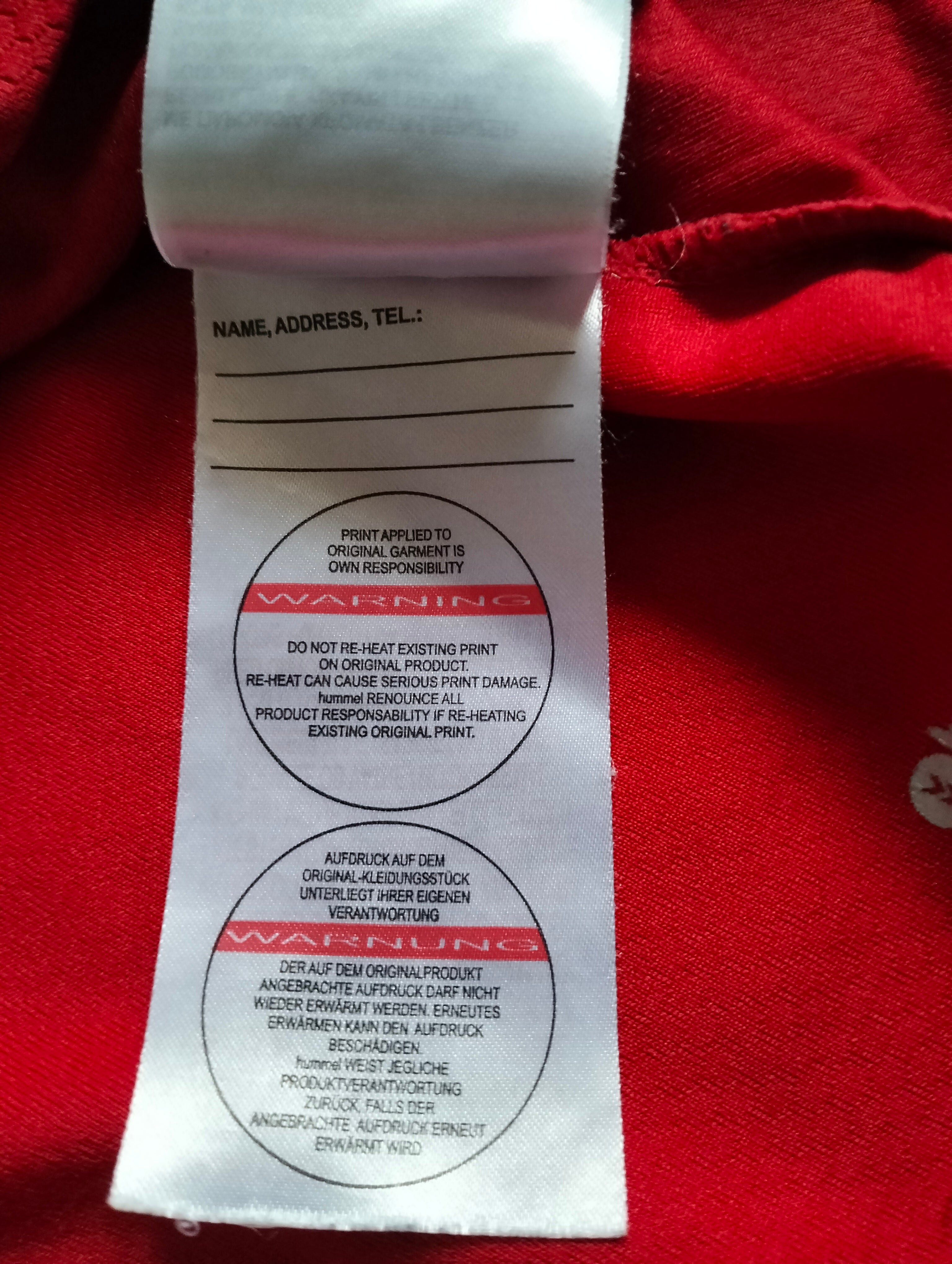 Original Denmark Mundial Quatar 2022 Hummel shirt