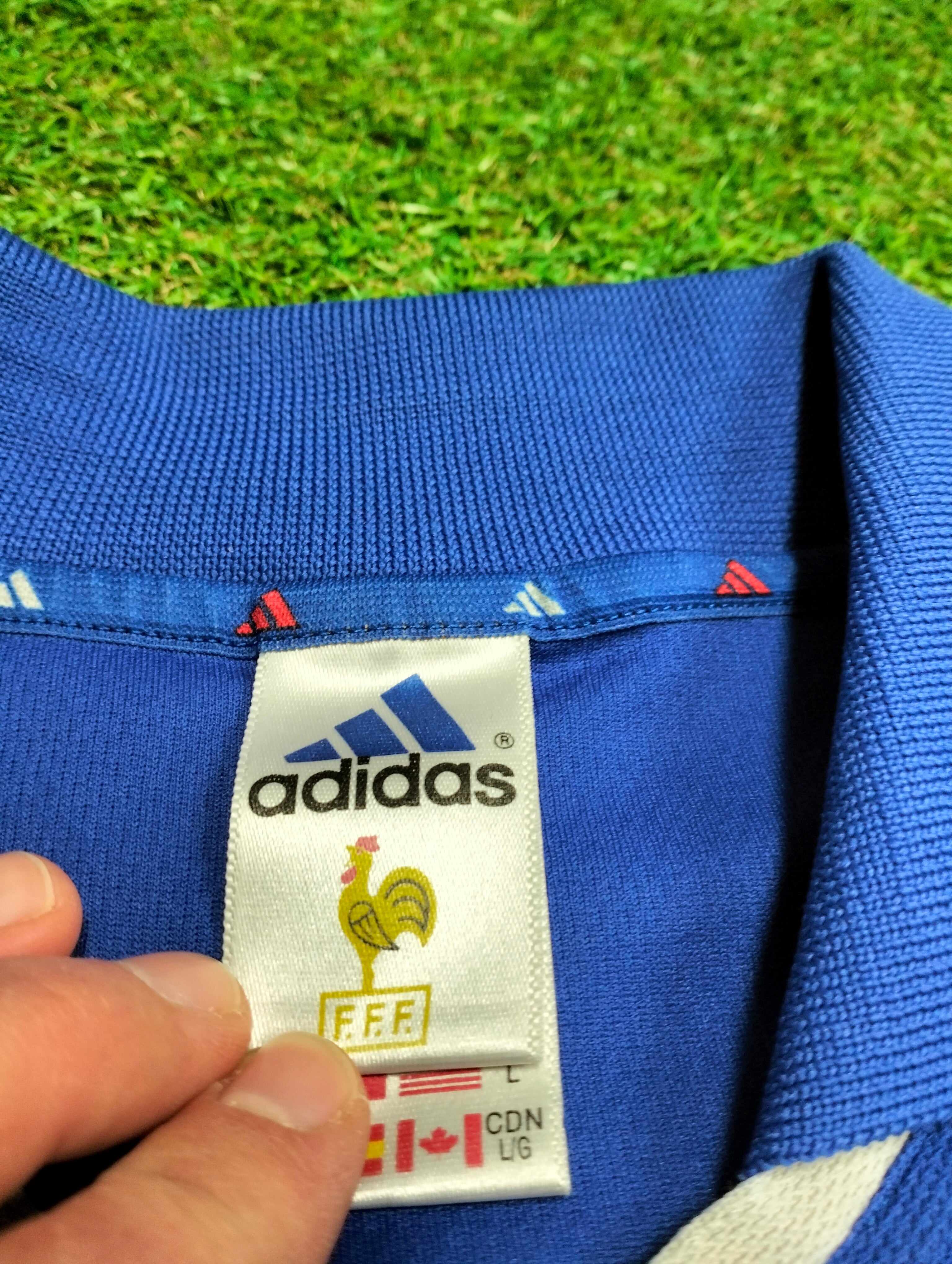 Original shirt France from 2000-2002 - Zinedine Zidan