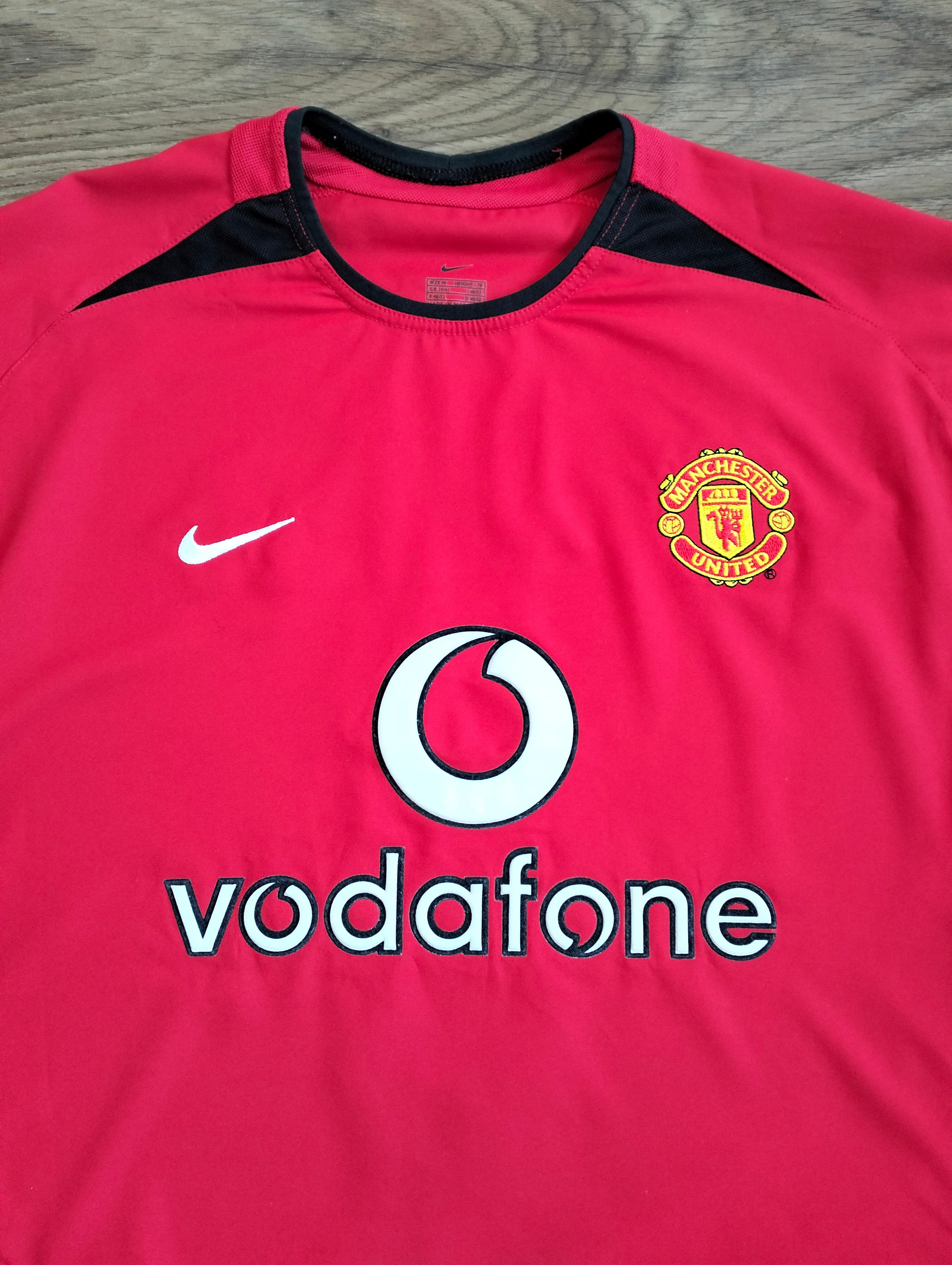 Manchester United 2002/04 Nike home shirt - Nicky Butt - M